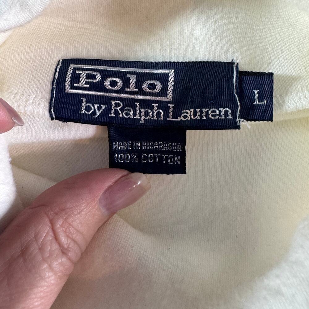 Polo Ralph Lauren Turtleneck Shirt Lot Mens Large Black White Long Sleeve Cotton - Picture 4 of 7